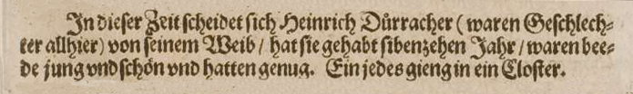 Eintrag aus der Memminger Chronik des Christoph Schorer, Ulm 1660, zum Jahr 1458