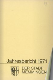 Jahresbericht 1971