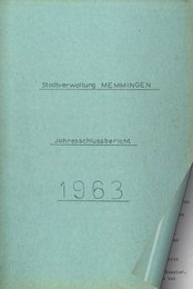 Jahresbericht 1963