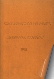 Jahresbericht 1968
