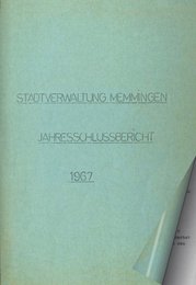 Jahresbericht 1967