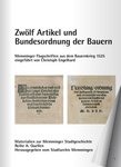 Umschlag Zwölf Artikel und Bundesordnung